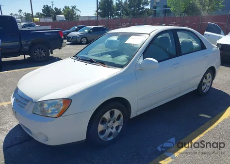 2006 Kia Spectra Ex/Lx/Sx из США, поврежденный, VIN KNAFE121265347281